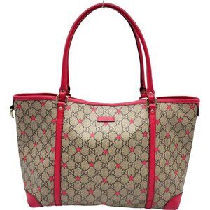 672458BG (X6) Gucci Tote Bag Supreme Brown PVC